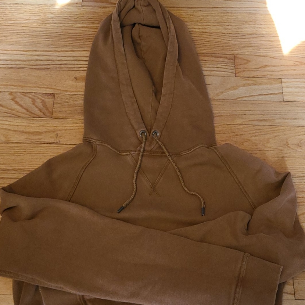Tan American Eagle Workwear Hoodie